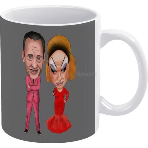Divine And John Waters Inspired Illustration White Mug To Friends and Family Creative Gift 11 Oz Mug Coffee Ceramic Mug John Wat