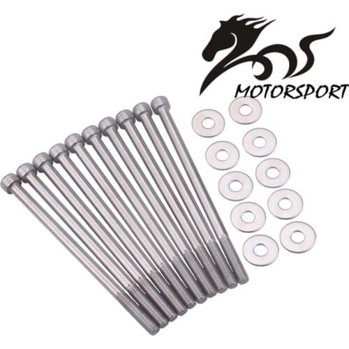 LS1 Intake Manifold Bolts Stainless Steel Kit For Chevy V8 Engines For GEN III LSX LS2 LS3 LS6 Tight Places more durable 8X