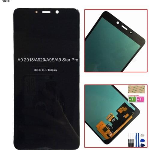 For Samsung Galaxy A9 2018 LCD A920 A9S A9 Star Pro SM-A920F/DS A920F Display Touch Screen Digitizer For Samsung a9 2018 a920