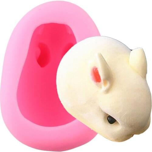 Rabbit Cupcake Topper Fondant Mold Baby Birthday Cake Border Silicone Mould Cake Decorating Tools Candy Clay Chocolate Molds