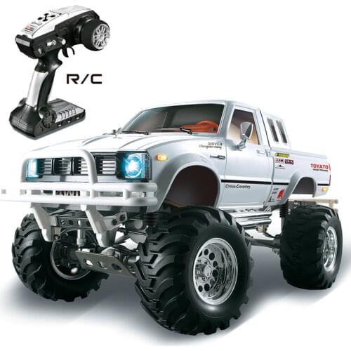 HG 1/10 RC Pickup Model 4*4 Rally Car Series Car Racing Crawler 2.4G RTR Motor TH04710