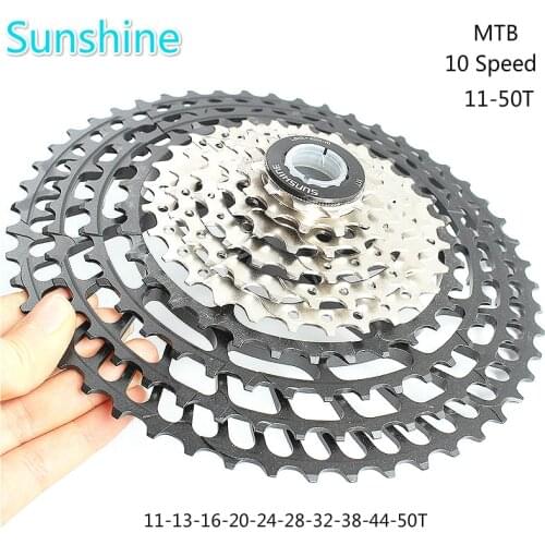 Sunshine Ultralight Cassette Sprocket 10 11 Speed MTB Bicycle Freewheel Ultra Light 11-46T 11- 50T Flywheel Mountain Bike Parts