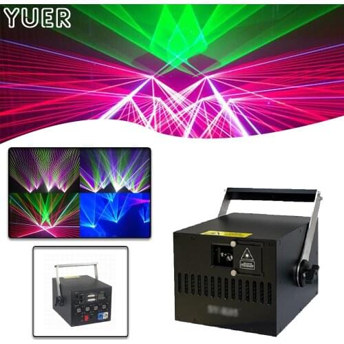 NEW 5W RGB Animation Pattern Scanning Effect Laser Light Laser Projector DMX512 DJ Disco Stage Party Wedding Outdoor Indoor Prom