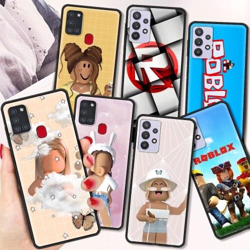 Hot Robloxes Game Silicone TPU Cover for Samsung Galaxy A12 A21S A51 A71 A32 5G A21 A31 A41 Phone Case Luxury Coque Shell