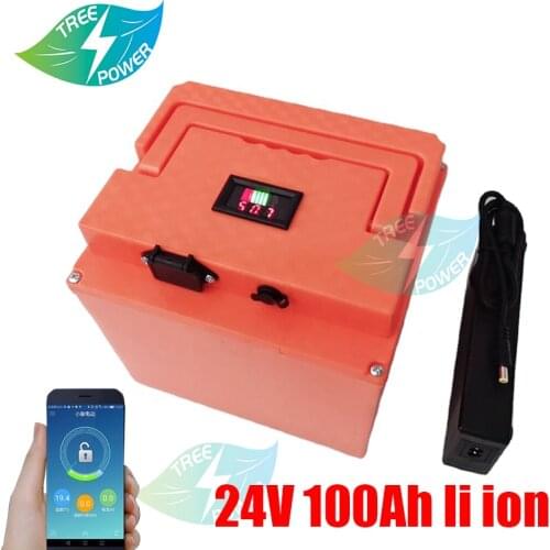 24v Lithium Ion Battery Solar Marine Caravan 24v battery 100ah battery pack for Solar energy storage trolling motor