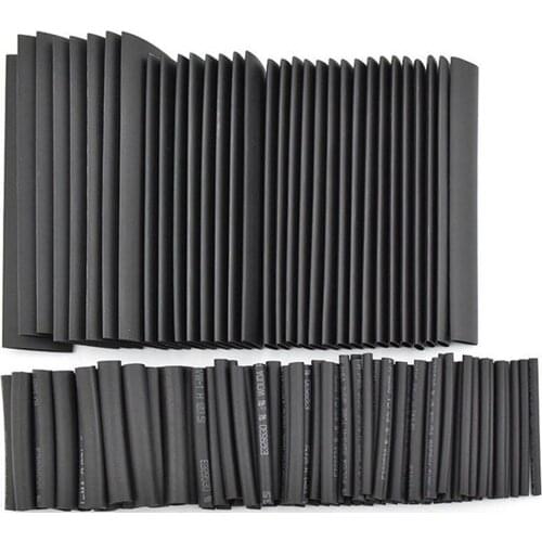 New Heat Shrink Sleeving Tube Assortment Kit Black Glue Weatherproof Reliable