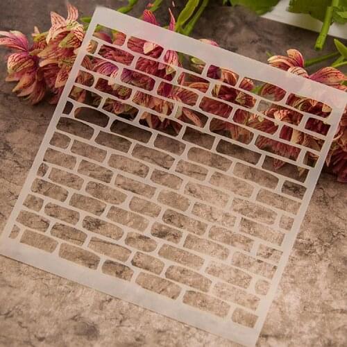 Pigment on fabric wall or art scrapbook painting drawing& masking spray painted brush painting stencil watercolor drawing set