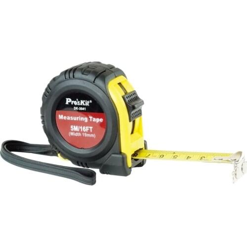 Proskit DK-2040/2041/2042 high quality 7.5M /10ft self-locking tape measure rangefinder non-slip steel tape magnetic ruler
