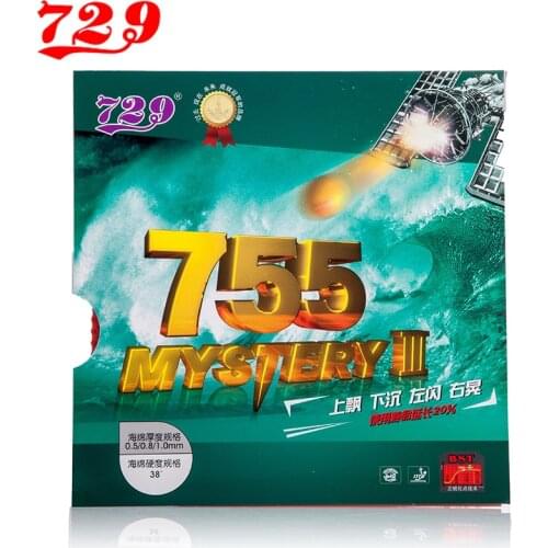 RITC 729 Friendship 755 Mystery 3 III Long Pips-Out Table Tennis (PingPong) Rubber With Sponge