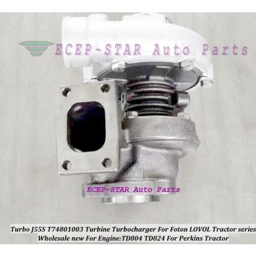 Turbo J55S T74801003 Turbine Turbocharger For Foton LOVOL Tractor series TD804 TD824 For Perkins Tractor