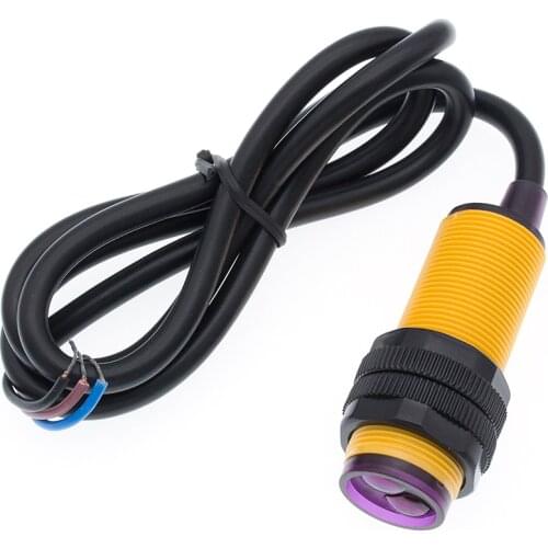 Smart Car Robot E18-D80NK Infrared Obstacle Avoidance Photoelectric Sensor Proximity Switch 3-80cm Detection Range Adjustable