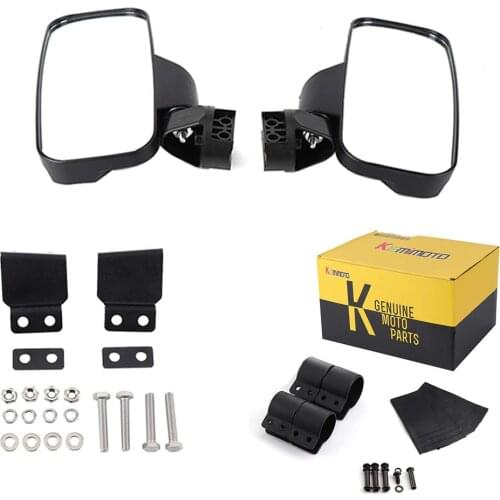 Mirrors for Polaris Ranger 570 RZR UTV 1.6 1.75 2 inch Clamp Rearview Mirrors Turbo XP 1000 900 for Yamaha Rhino for Can-Am X3