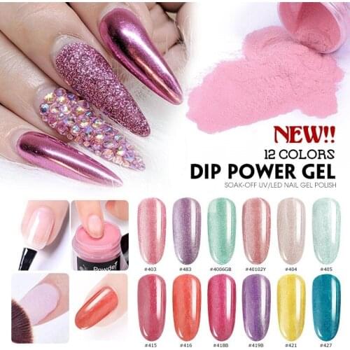 1 Bottle Nail Holographic Powder Dust Dipping Powder without Lamp Cured 10ml Natural Dry Nail Art Decorations Manicure