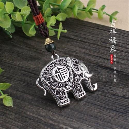2021 New Fashion Lovely Baby Elephant Necklace Pendant Gift for Women Friend Family Gift Necklace Women Love Jewelry