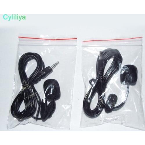 300pcs Mini 3.5mm Hands Clip On Mini Mic Microphone For PC Notebook Laptop MSN