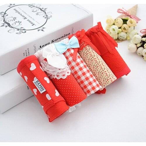 Hot 5Piece/lot Soft Cotton Young Girl Briefs for Teenage Girls Panties Candy Colors Kids Underwear Pants Underpants 12-22 year
