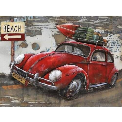 DIY Diamond Painting Cross Stitch classic car Needlework Home Decor Full Rhinestone Mosaic 5D Diamond Embroidery