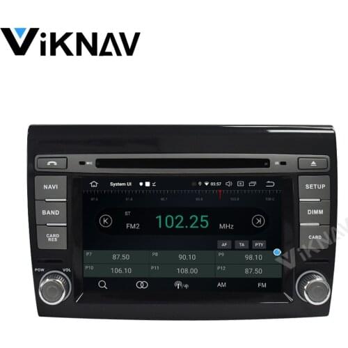 Android car GPS navigation multimedia player for Fiat Bravo 2007 2008 2009 2010 2011 2012 car autoradio DVD player stereo
