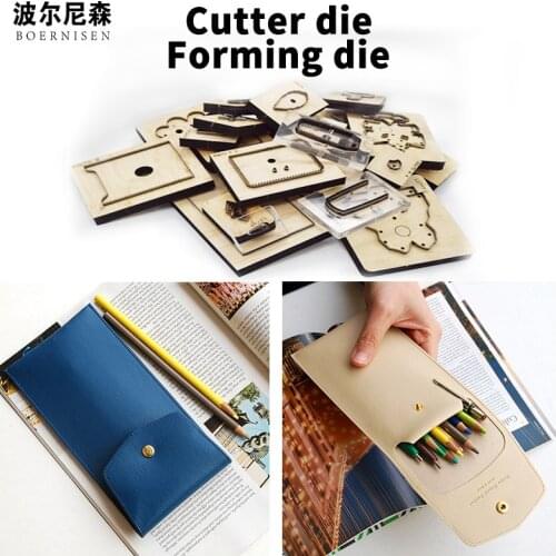 SMVAUON 2020 New DIY Craft Mold For Fashion Pencil Case Laser Cutting Dies Leather Tools Wood Die Cutting