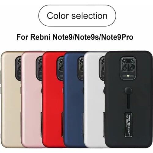 For Xiaomi Redmi Note 9S Case Hard PC With Stand Ring Armor Protective Back Cover Case for xiaomi redmi note 9 pro max note9S