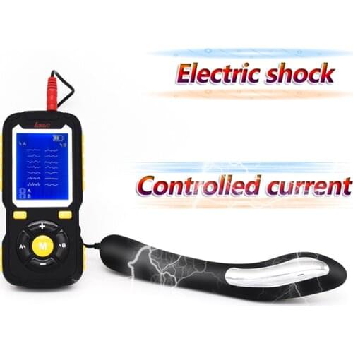 Electric Shock Clitoris Nipple Stimulation G spot AV Wand Vibrator Vagina Massager Famale Masturbator Sex Toys For Women Couples