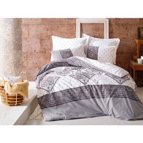 Cotton Box Bohemian Duvet cover set Alope Gray Double Personality