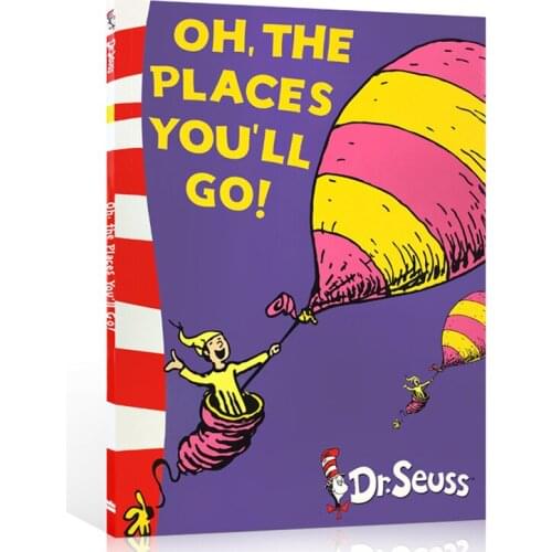 Oh The Places You'll Go Dr.Seuss Interesting Story Parent Child Kids Picture English Books Christmas Gift Age 3 up