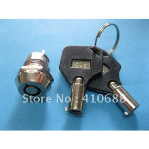 Key Switch ON/OFF Lock Switch Key out at OFF Position 11.6x23mm S506-3 50 Pcs Per Lot High Quality Hot Sale