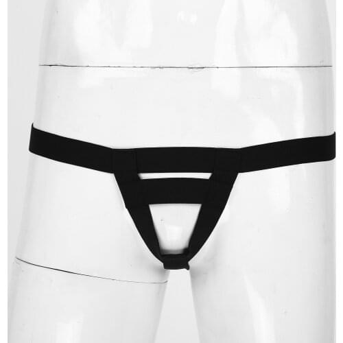 Men G-String Underwear Breathable Comfort Sexy Elastic Waistband Jockstrap T-Back Hollow Out Thongs Underpants Low Waist Undie