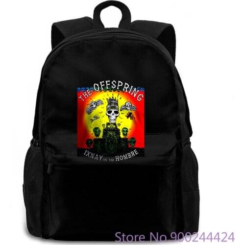 New THE OFFSPRING Ixnay on The Hombre Rock Band Black New women men backpack laptop travel school adult student