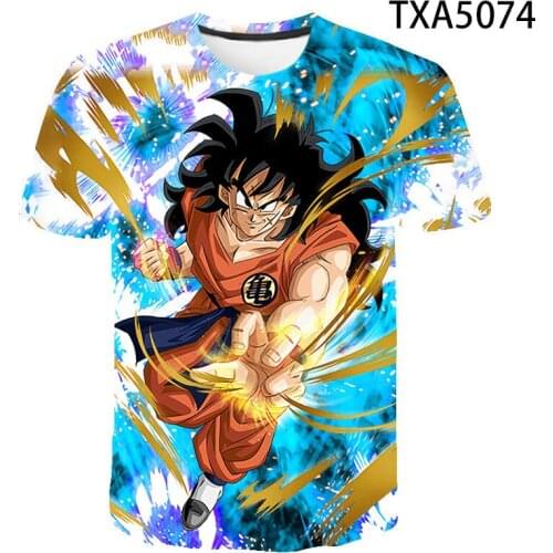 New Anime Dragon 3D Printed T-Shirt Short Sleeve Boy Girl Kids Fashion Men Women Children Casual Short Sleeve Cool Tops DBZ Tee