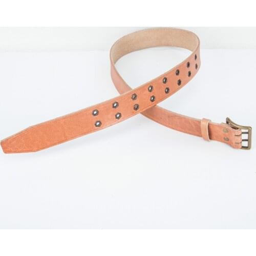 WWII WW2 CHINA Army New Reproduction Equipment 1955 Leather Belt Strap CN/403107