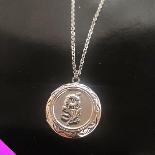 New style Wholesale 10 pcs/flower photo frame stainless steel charm pendant pendant holiday commemorative gift, good luck