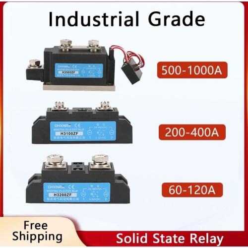 60-120A 200-400A 500-1000A Industrial high current power automotive radiator for industrial series DC to AC solid state relay