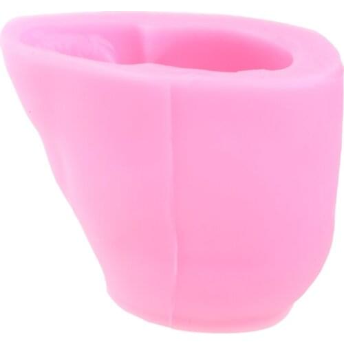 Q39C Flower Skull Epoxy Resin Mold Skull Head Ashtray Silicone Mould DIY Crafts Plaster Flowerpot Plant Pot Decorations Mold