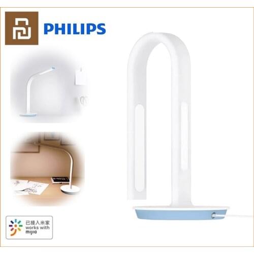 Youpin Philips LED Desk Lamp 2S Foldable Table Lamp Dimmable Dual Light Eyes Protect night light App Control portable lamp