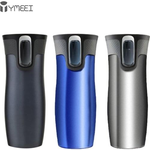 YMEEI 450ML Autoseal Thermos Bottle Insulated Coffee Mug 304 Stainless Steel Tumbler Vacuum Flask Tea Water Bottle With Heated
