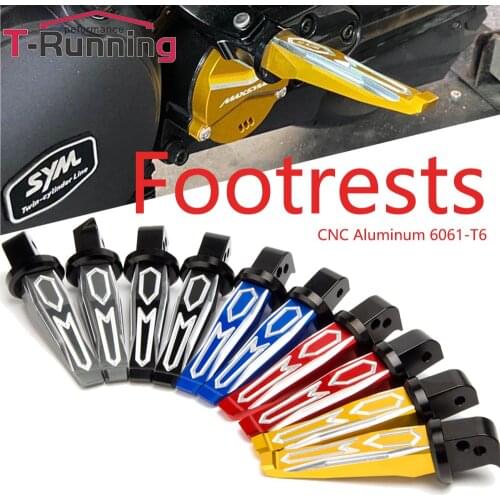 For SYM MAXSYM TL 500 Maxsym TL500 MAXSYMTL 500 2020 Latest Top selling Motorcycle CNC Rear Foot Pegs Rests Passenger Footrests