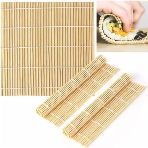1 Piece Sushi Tool Bamboo Roll Mat DIY Rice Ball Roll Chicken Roll Handmade Kitchen Japanese Sushi Making Tool Bento Accessories