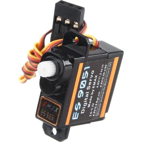 1pc EMAX 4.3g ES9051 Digital Servo RC servo High Efficiency Big