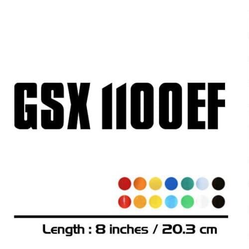 2 X New Sales motorcycle bike Fuel tank Wheels Fairing notebook Luggage helmet MOTO Sticker decals For SUZUKI GSX1100EF