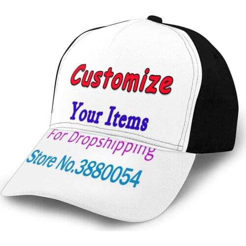 3D Customized Summer Baseball Caps Men Women Luxury Hip Hop Hats Adjustable Unisex Casual Beach Snapback Wholesale Dropshipping