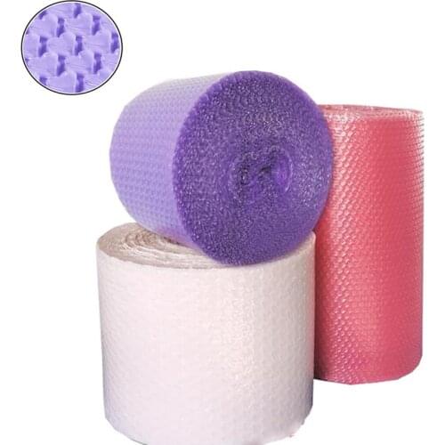 5m/Rroll 30cm Bubble Wrap Roll Bubble Film Inflatable Air Cushion Film Color Heart-Shape Protection Packing Filler Wedding Deco