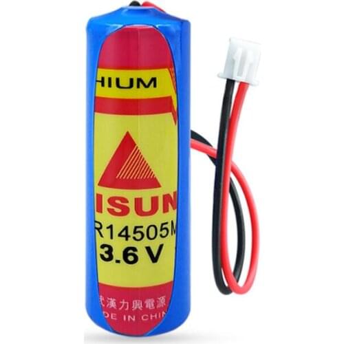 5PCS ER14505M battery 14505M ER14505 batterise 14505 3.6V 2000mah lithium battery with white plug