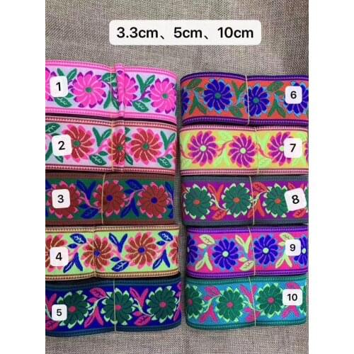 5cm ethnic style jacquard webbing,QC0417Q
