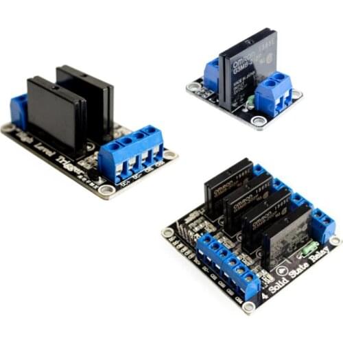 5V 1 2 4 channel SSR G3MB-202P 4 way Solid State Relay Module 240V 2A Output with Resistive Fuse