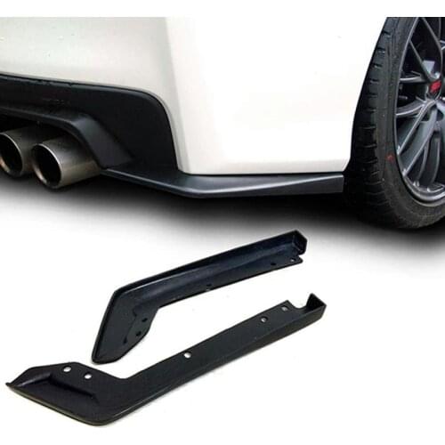 Car Spoiler For Subaru Impreza WRX STi 2015 2016 2017 2018 Rear Spoiler OE wrap angle air knife Rear Spat Valance Lip Poly 1pair