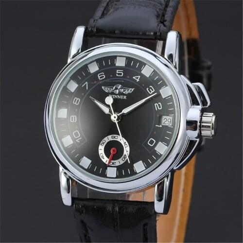WINNER Female Women Wrist Watch Ladies Clock Automatic Mechanical Watches Classic Top Brand Luxury Date Classic Clocks 089