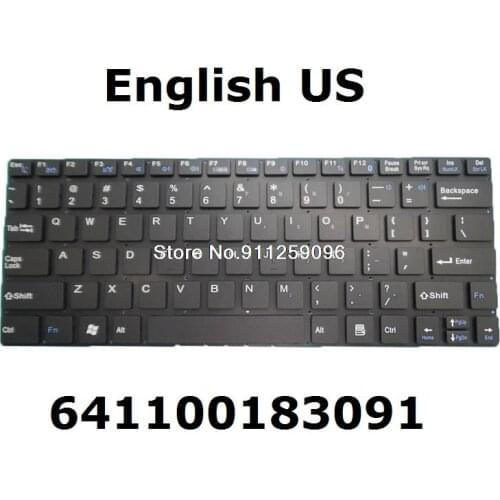 Laptop Keyboard For Topstar 641100183091 V1383AIGS English US 641100188020 V1313AIAR BR Brazil 641100187045 V1313AICK LA Latin