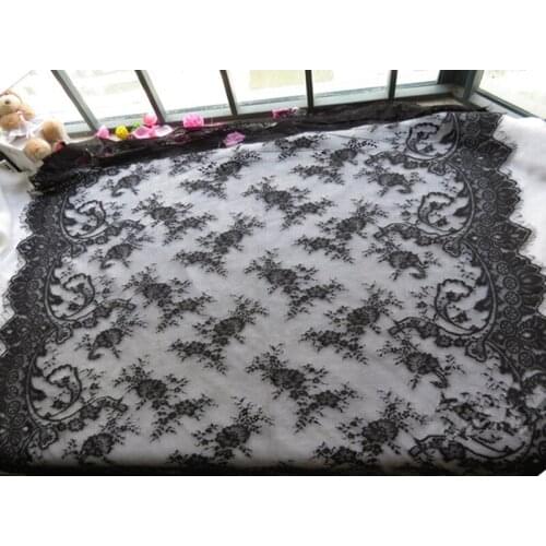 Hot Gauze embroidery lace grosgrain ribbon guipure swiss voile print lace Fabric for Wedding dresses DIY accessories 150*110CM